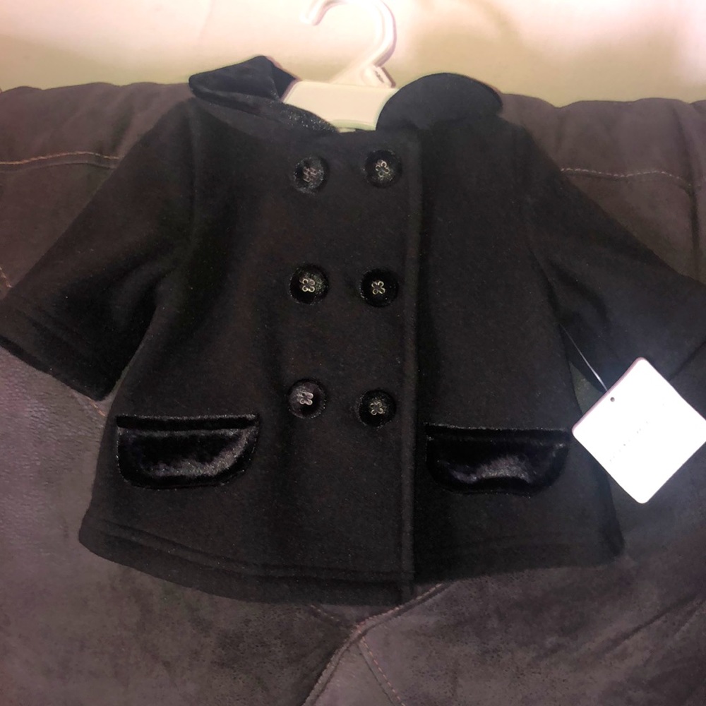 Baby Girl Peacoat Black 3M